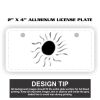 2" X 4" Aluminum License Plate  Thumbnail