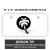 2" X 4" Aluminum License Plate  Thumbnail