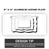 2" X 4" Aluminum License Plate  Thumbnail