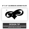2" X 4" Aluminum License Plate  Thumbnail