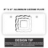 2" X 4" Aluminum License Plate  Thumbnail