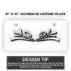 2" X 4" Aluminum License Plate  Thumbnail