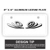2" X 4" Aluminum License Plate  Thumbnail