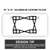 2" X 4" Aluminum License Plate  Thumbnail