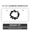 2" X 4" Aluminum License Plate  Thumbnail