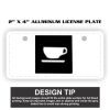2" X 4" Aluminum License Plate  Thumbnail