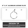 2" X 4" Aluminum License Plate  Thumbnail