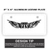 2" X 4" Aluminum License Plate  Thumbnail