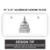 2" X 4" Aluminum License Plate  Thumbnail