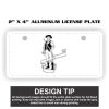 2" X 4" Aluminum License Plate  Thumbnail
