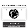2" X 4" Aluminum License Plate  Thumbnail