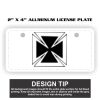 2" X 4" Aluminum License Plate  Thumbnail