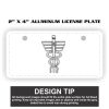 2" X 4" Aluminum License Plate  Thumbnail