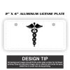 2" X 4" Aluminum License Plate  Thumbnail