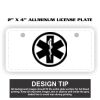 2" X 4" Aluminum License Plate  Thumbnail