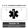 2" X 4" Aluminum License Plate  Thumbnail