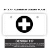 2" X 4" Aluminum License Plate  Thumbnail