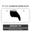 2" X 4" Aluminum License Plate  Thumbnail