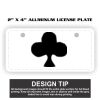 2" X 4" Aluminum License Plate  Thumbnail