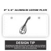 2" X 4" Aluminum License Plate  Thumbnail