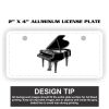 2" X 4" Aluminum License Plate  Thumbnail
