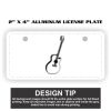 2" X 4" Aluminum License Plate  Thumbnail