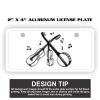 2" X 4" Aluminum License Plate  Thumbnail