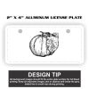 2" X 4" Aluminum License Plate  Thumbnail