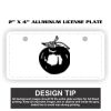 2" X 4" Aluminum License Plate  Thumbnail