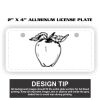 2" X 4" Aluminum License Plate  Thumbnail