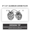 2" X 4" Aluminum License Plate  Thumbnail