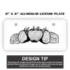 2" X 4" Aluminum License Plate  Thumbnail