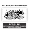 2" X 4" Aluminum License Plate  Thumbnail