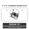 2" X 4" Aluminum License Plate  Thumbnail