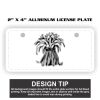 2" X 4" Aluminum License Plate  Thumbnail