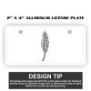 2" X 4" Aluminum License Plate  Thumbnail