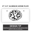 2" X 4" Aluminum License Plate  Thumbnail