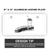 2" X 4" Aluminum License Plate  Thumbnail