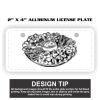 2" X 4" Aluminum License Plate  Thumbnail