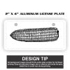2" X 4" Aluminum License Plate  Thumbnail