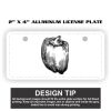 2" X 4" Aluminum License Plate  Thumbnail