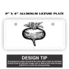 2" X 4" Aluminum License Plate  Thumbnail