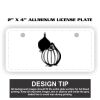 2" X 4" Aluminum License Plate  Thumbnail