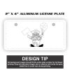 2" X 4" Aluminum License Plate  Thumbnail