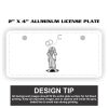 2" X 4" Aluminum License Plate  Thumbnail