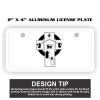 2" X 4" Aluminum License Plate  Thumbnail
