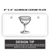 2" X 4" Aluminum License Plate  Thumbnail
