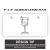 2" X 4" Aluminum License Plate  Thumbnail
