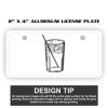 2" X 4" Aluminum License Plate  Thumbnail