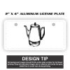 2" X 4" Aluminum License Plate  Thumbnail